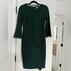 Calvin Klein Green Dress Size 4